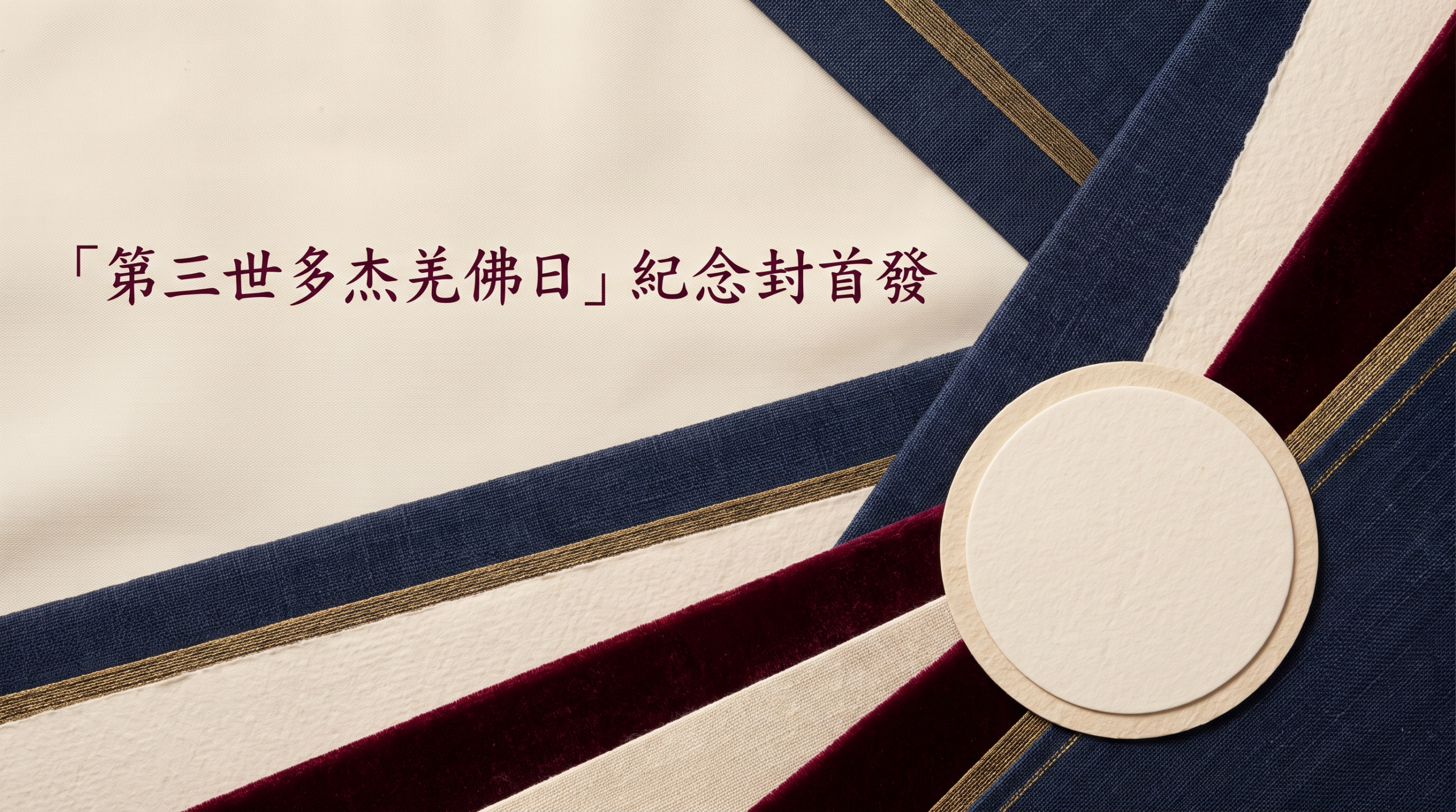 「第三世多杰羌佛日」紀念封首發