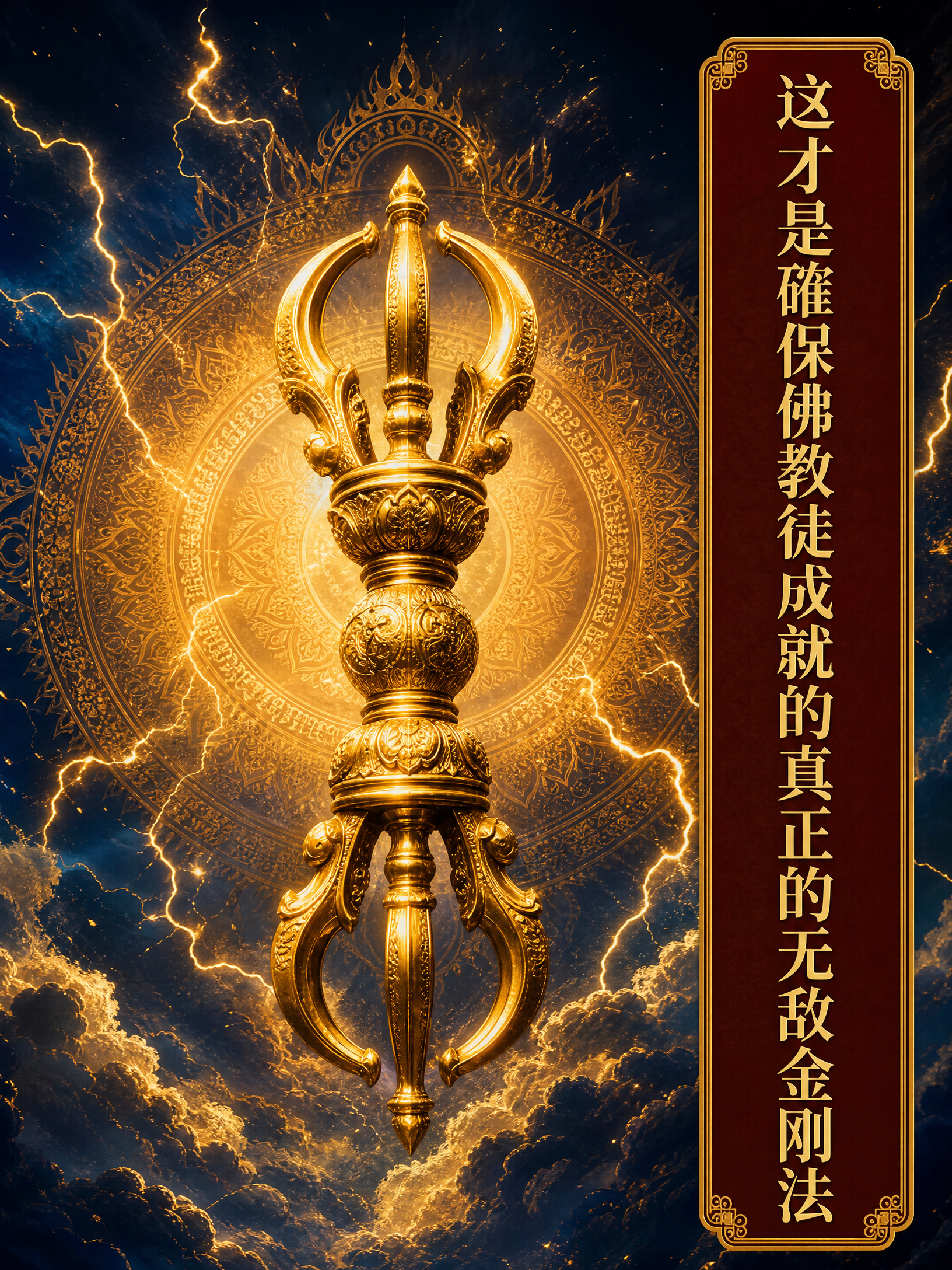 南无第三世多杰羌佛说法：这才是確保佛教徒成就的真正的无敌金刚法