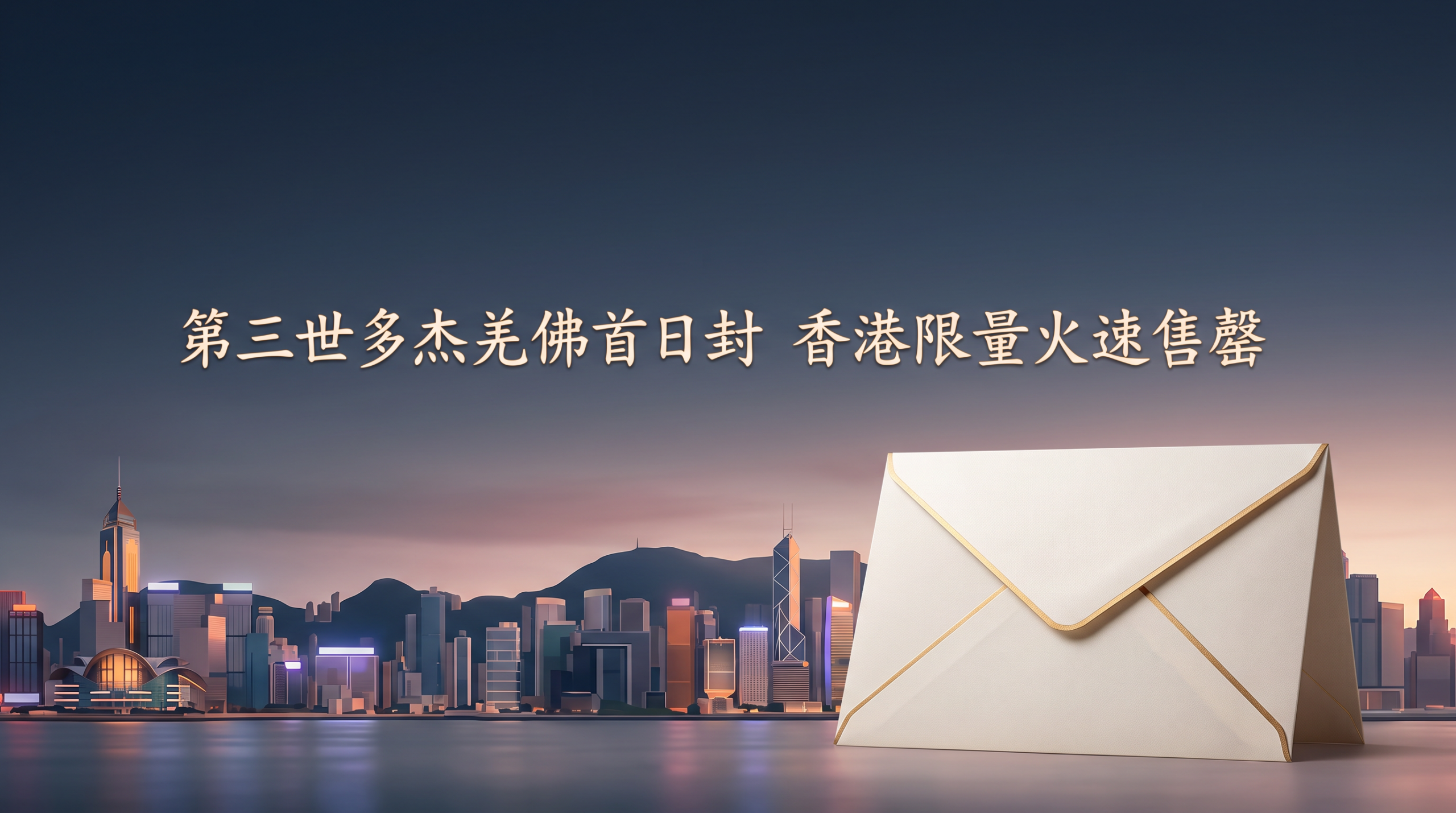 第三世多杰羌佛首日封 香港限量火速售罄