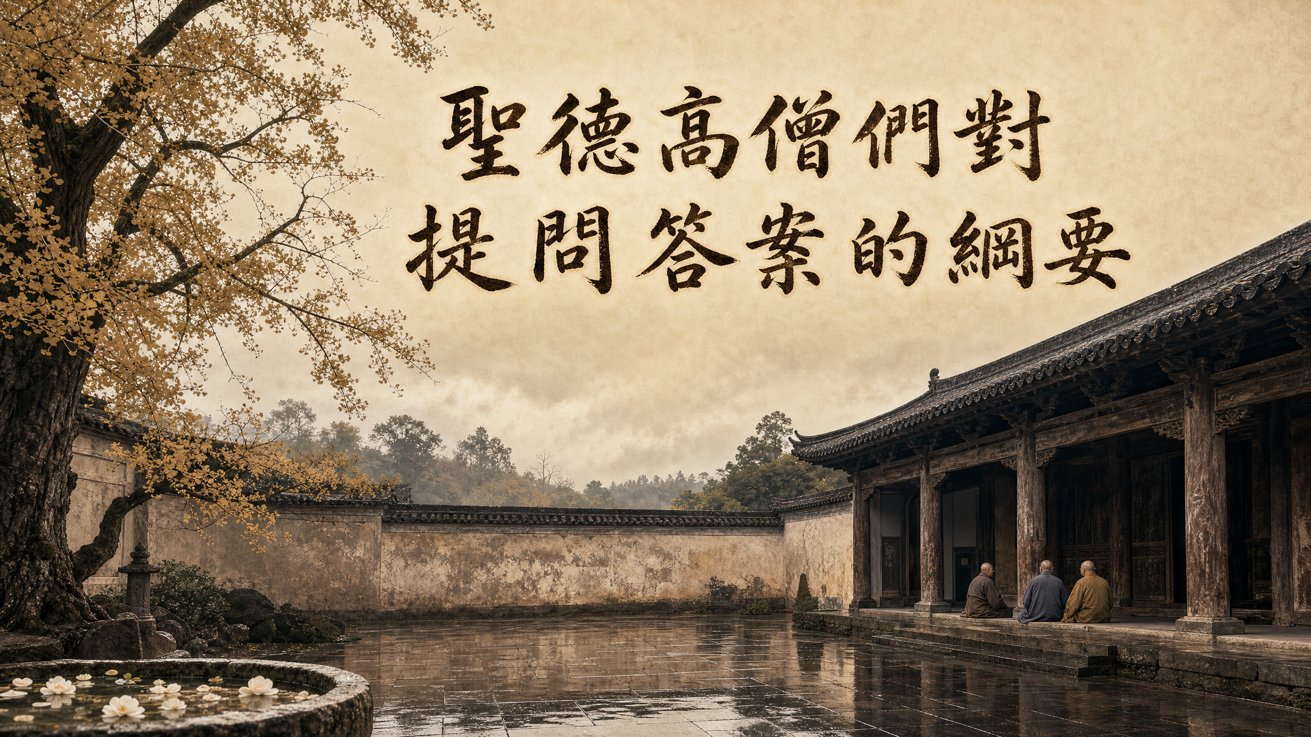 聖德高僧們對提問答案的綱要