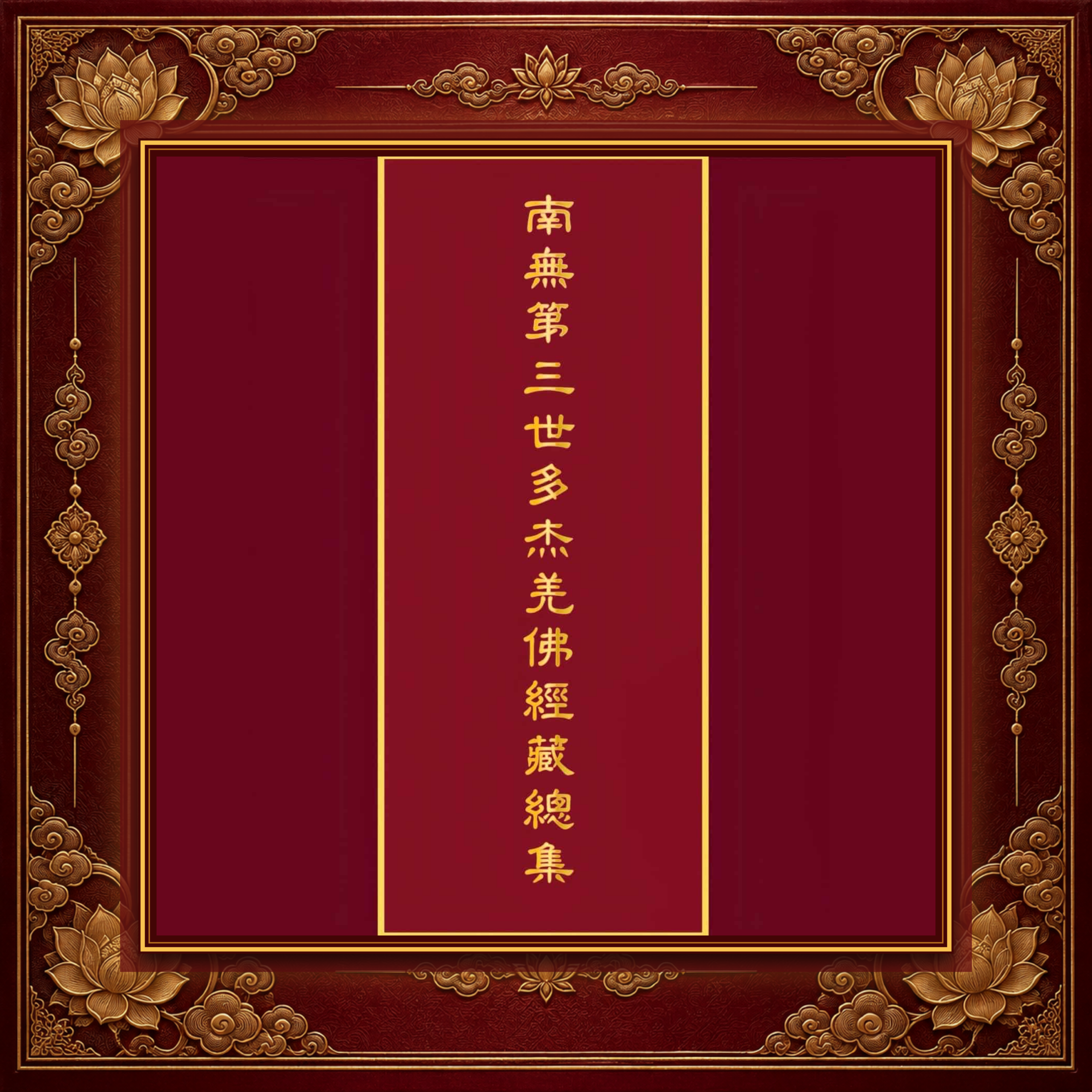 《南無第三世多杰羌佛經藏總集》